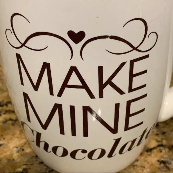 (2) Hershey’s White Coffee Mug Set make mine chocolate couple set his hers - Picture 5 of 10